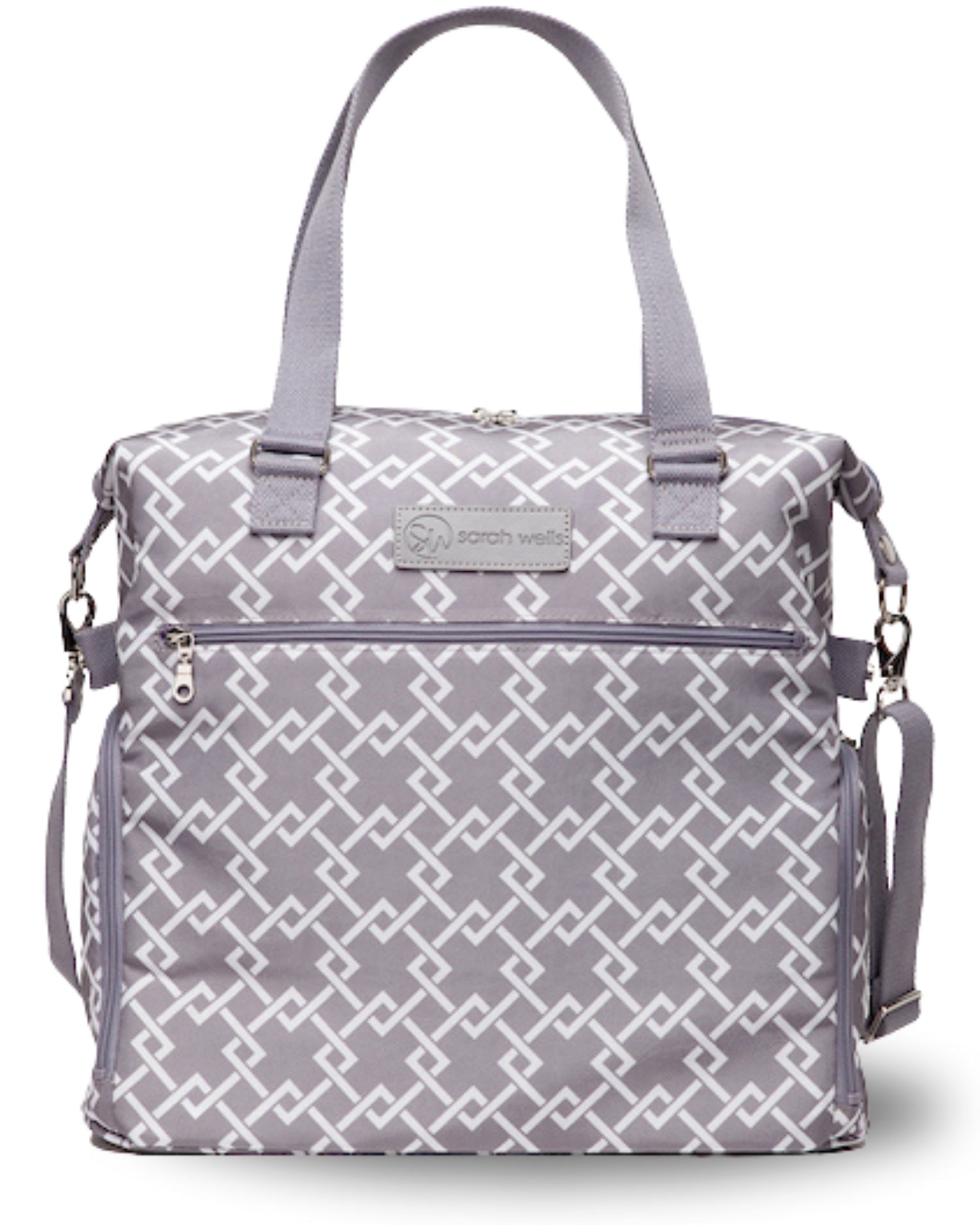 Sarah Wells Lizzy Breast Pump Tote – Lightweight, Easy-Clean Bag with Insulated Pocket, Laptop Sleeve &amp; Side Storage – Fits Pumps &amp; More