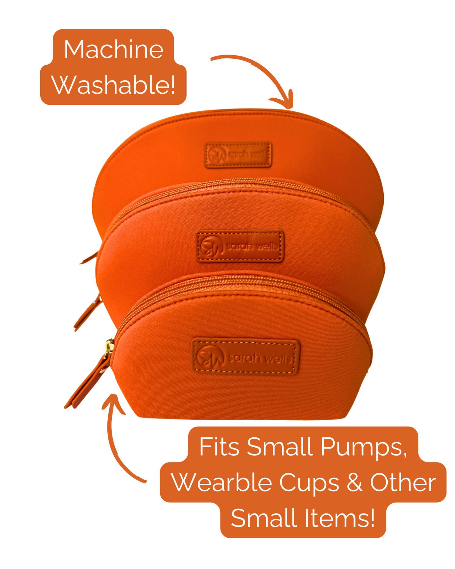 PackSWell Neoprene 3 Nesting Bags (Orange) Wholesale