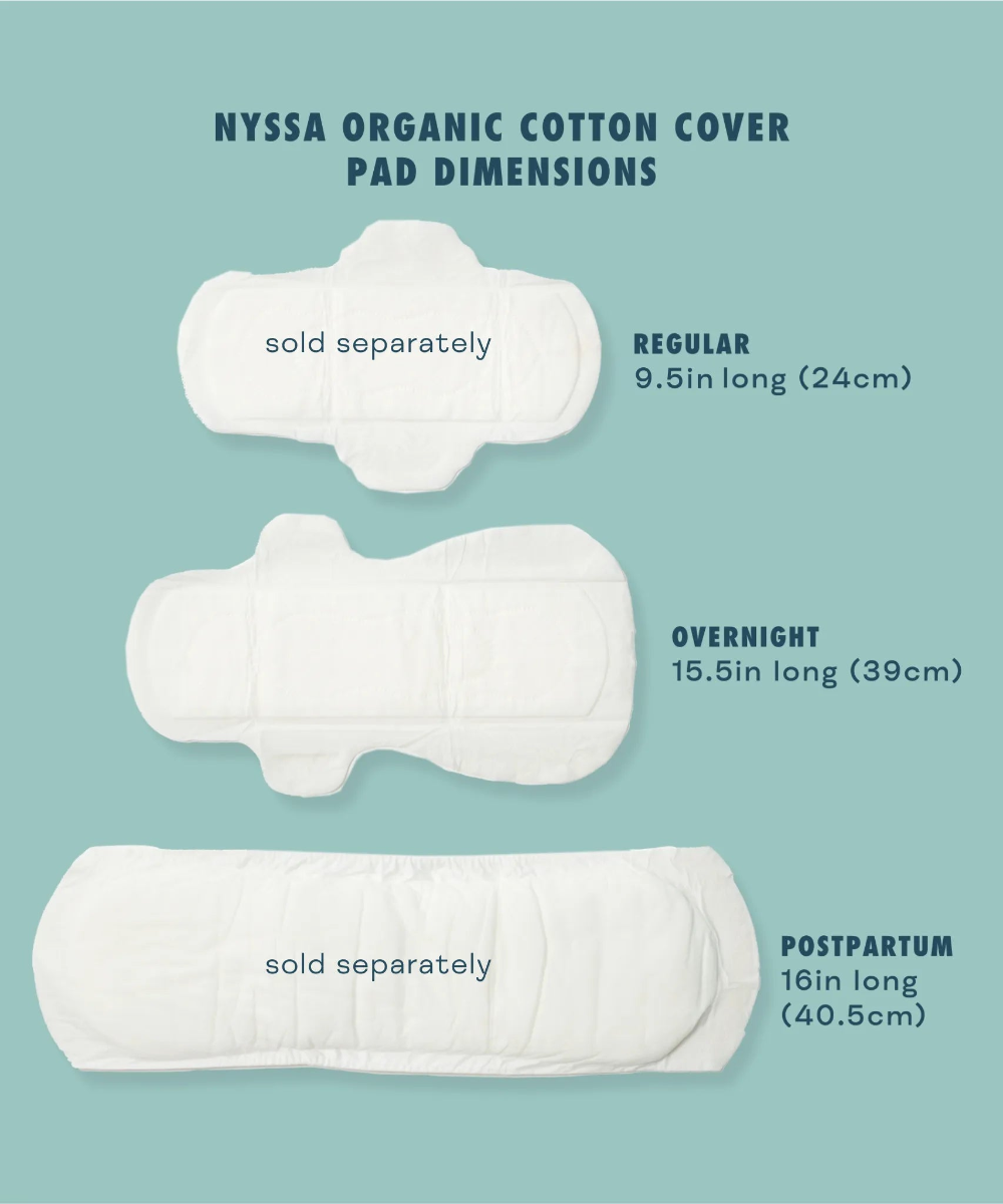 Organic Cotton Cover Super Absorbency Pads