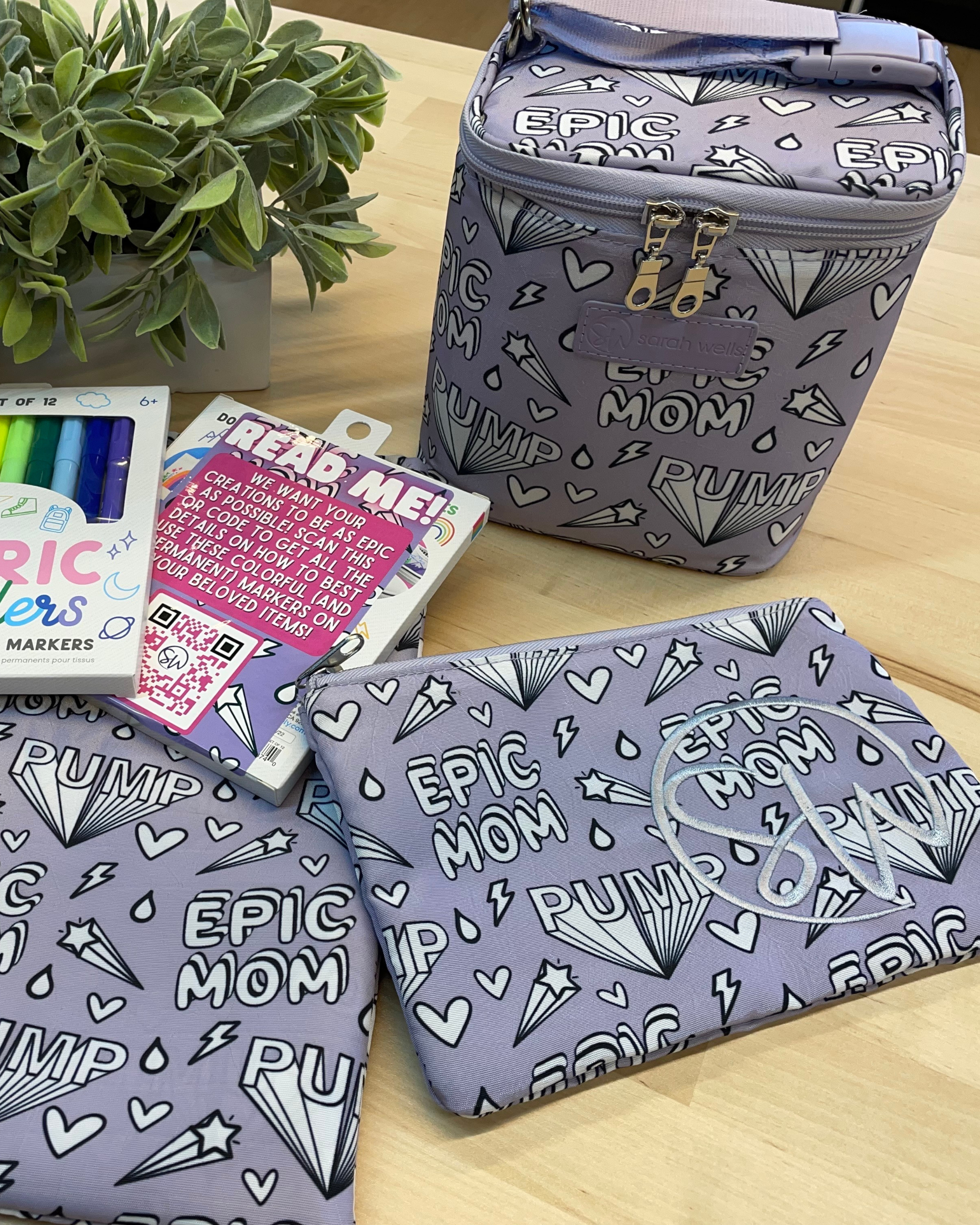Pumparoo Wet/Dry Bag with Staging Mat® (Coloring This Bag!)