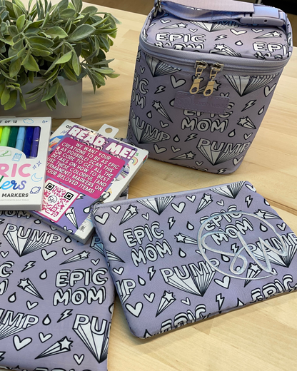 Pumparoo Wet/Dry Bag with Staging Mat® (Coloring This Bag!)