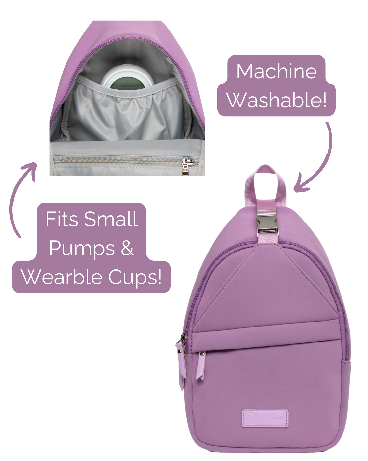 Lavender sling bag Clearance