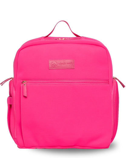Sarah Wells Fiona Breast Pump Backpack – Neoprene, Machine Washable Bag with Insulated Storage, Laptop Sleeve &amp; Straps