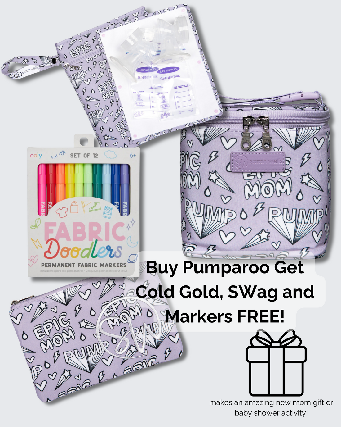 Coloring Book Pumparoo Get Cold Gold, Swag and Markers FREE