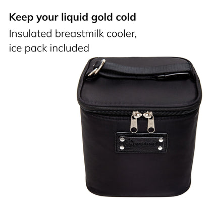 Sarah Wells Cold Gold Breastmilk Cooler – Insulated Milk Storage &amp; Ice Pack – Machine Washable for Moms