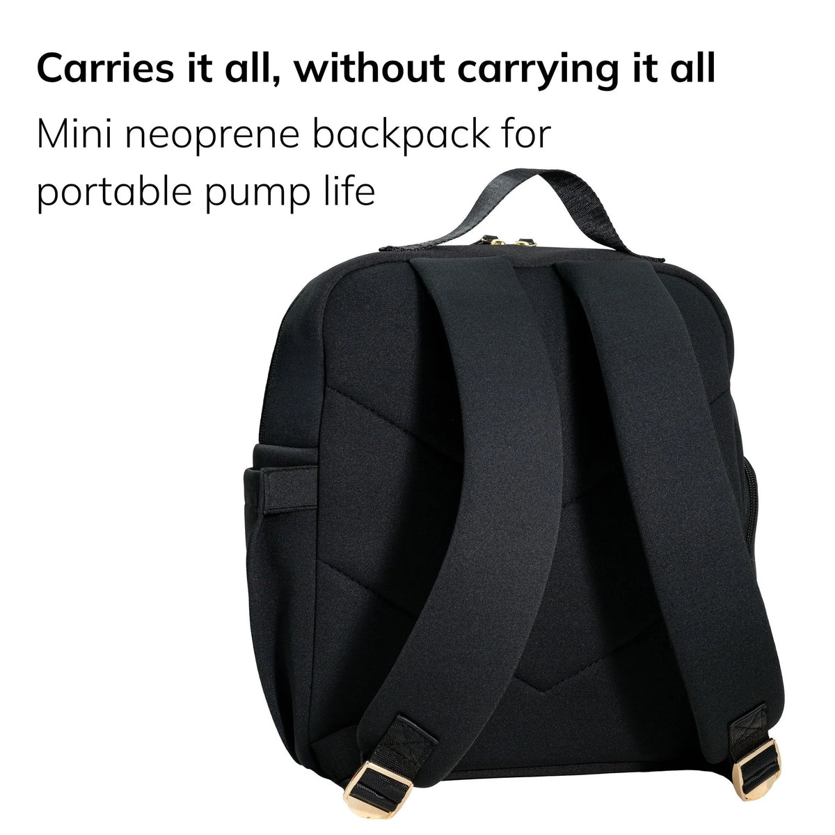 Sarah Wells Fifi Mini Breast Pump Bag – 13" Neoprene Backpack for Wearable Pumps – Insulated, Lightweight, Washable