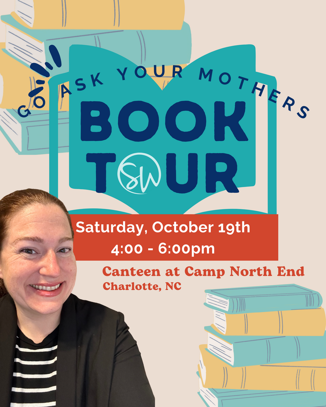 Go Ask Your Mothers w/Sarah Wells - Book Tour 2024 - Charlotte, NC - FREE Ticket