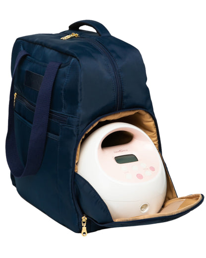 Sarah Wells Kelly Breast Pump Backpack &amp; Tote  – Insulated Pocket, Laptop Sleeve &amp; Easy-Clean Interior – Fits All Pumps for Moms