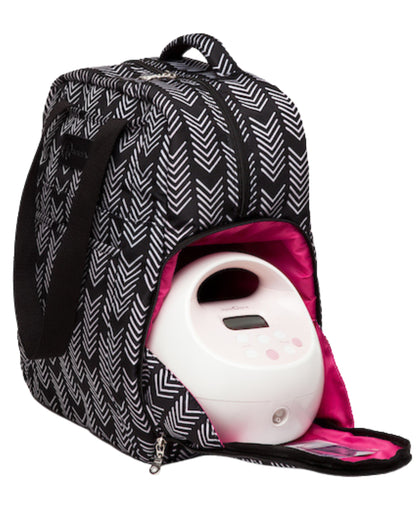 Sarah Wells Kelly Breast Pump Backpack &amp; Tote  – Insulated Pocket, Laptop Sleeve &amp; Easy-Clean Interior – Fits All Pumps for Moms