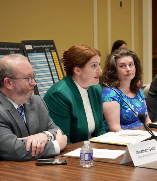 Sarah Wells testifying before Congress
