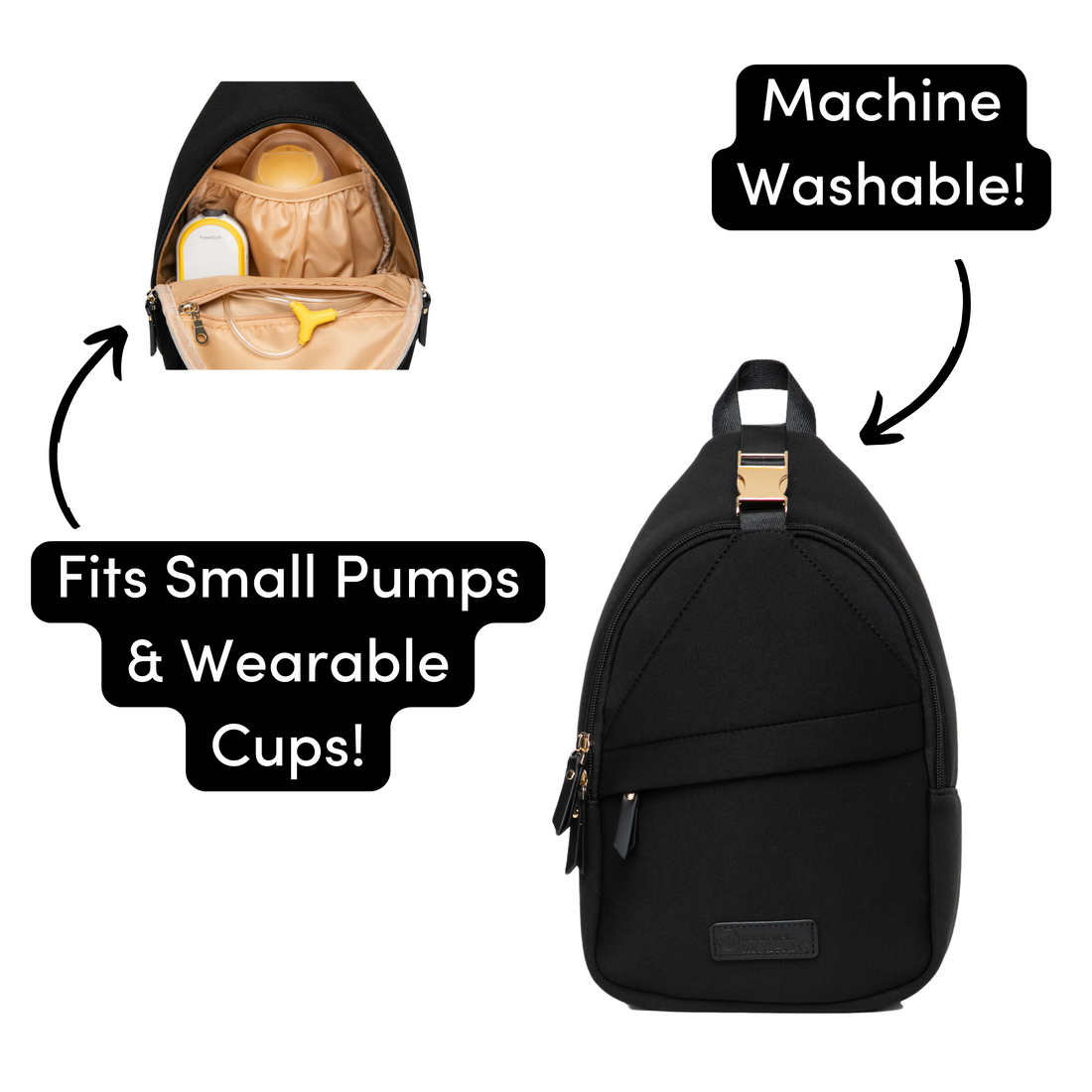 OUTLET Allie Sling Bag (Black) Collaboration Sarah Wells x Medela