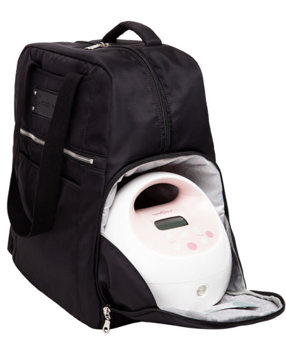 Sarah Wells Kelly Breast Pump Backpack &amp; Tote  – Insulated Pocket, Laptop Sleeve &amp; Easy-Clean Interior – Fits All Pumps for Moms