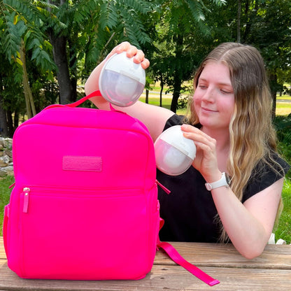 Fiona Breast Pump Backpack (Hot Pink)