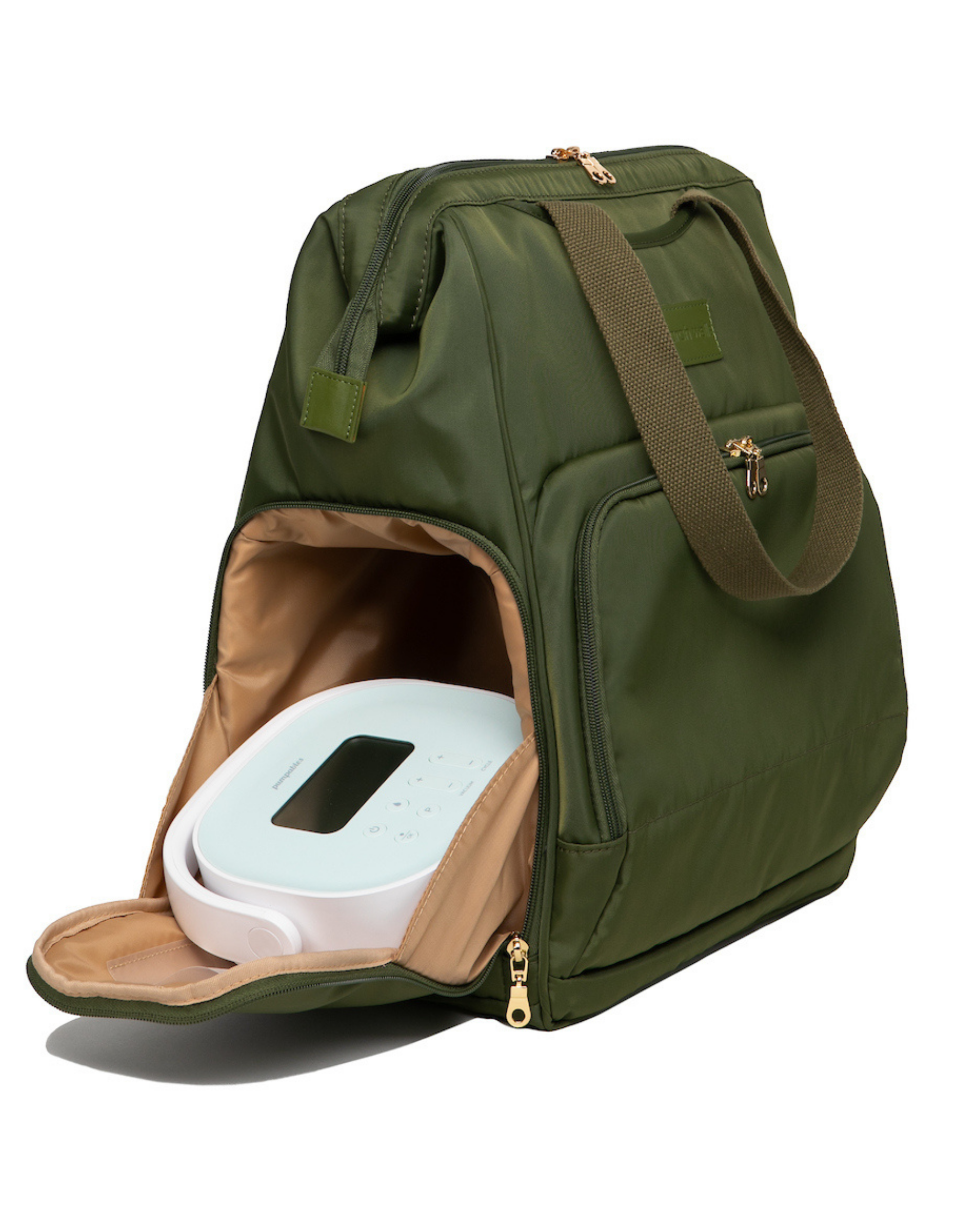 Norah Breast Pump Backpack (Olive)