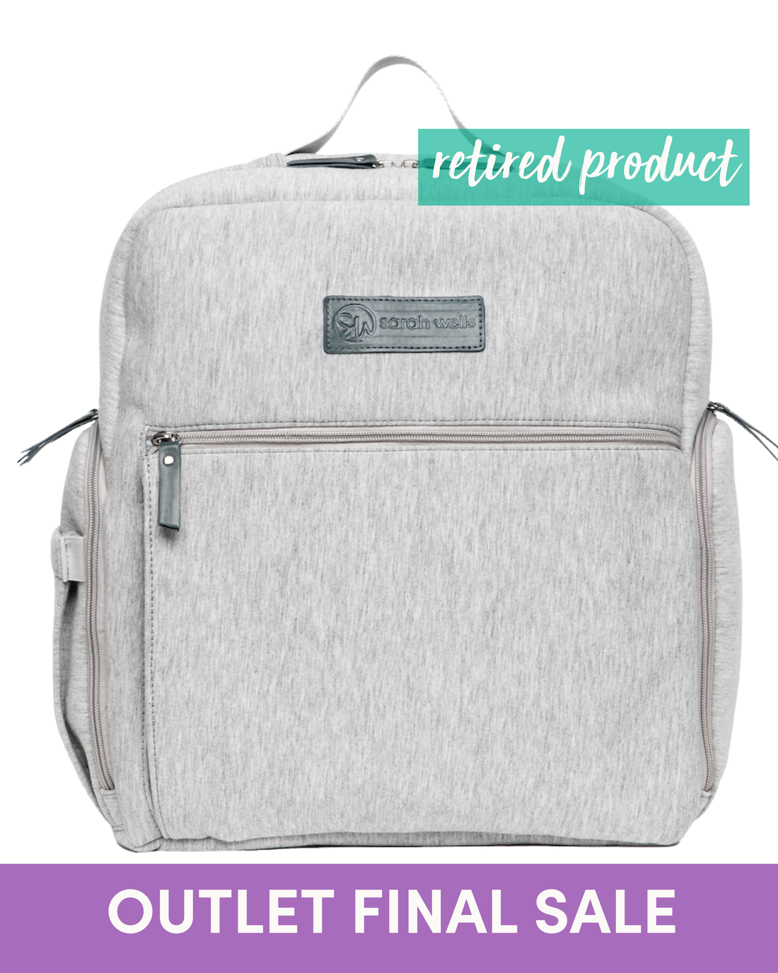 OUTLET Fiona Breast Pump Backpack (Heathered Gray)