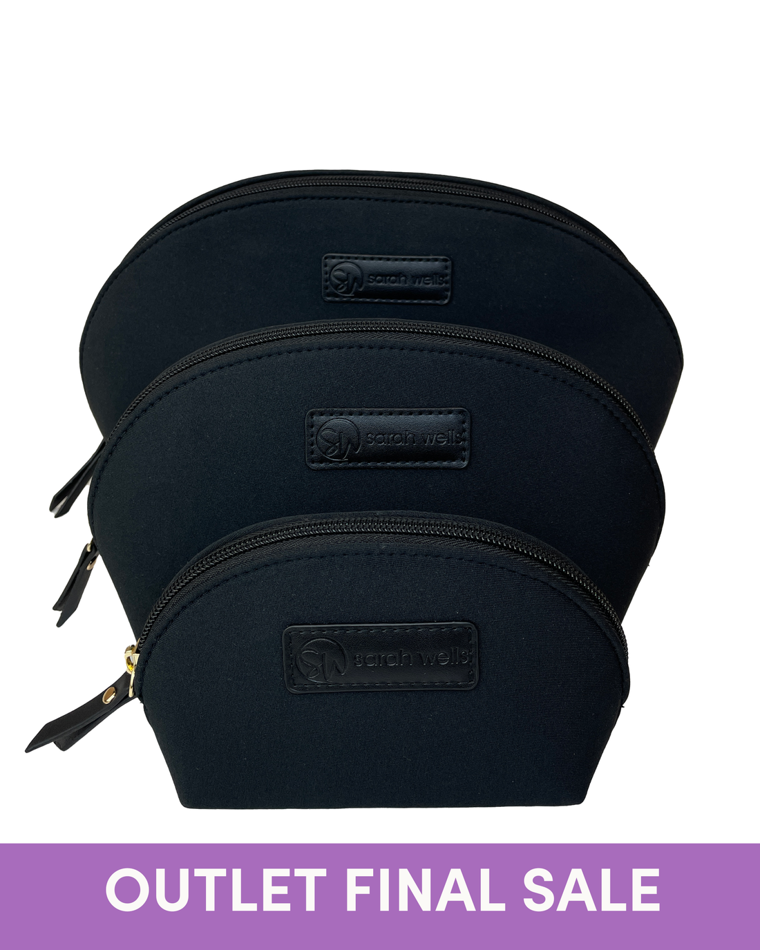 OUTLET PackSWell Breast Pump Accessory Organizer Bags (Black)