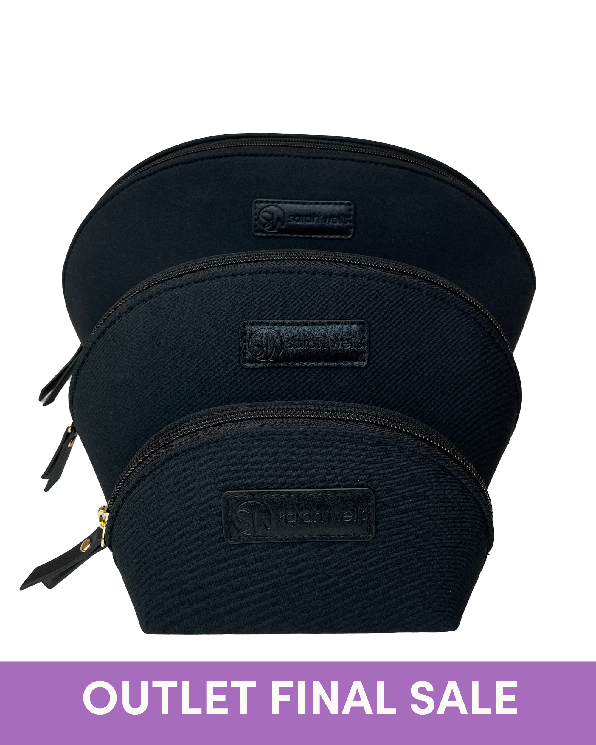 OUTLET PackSWell Breast Pump Accessory Organizer Bags (Black)