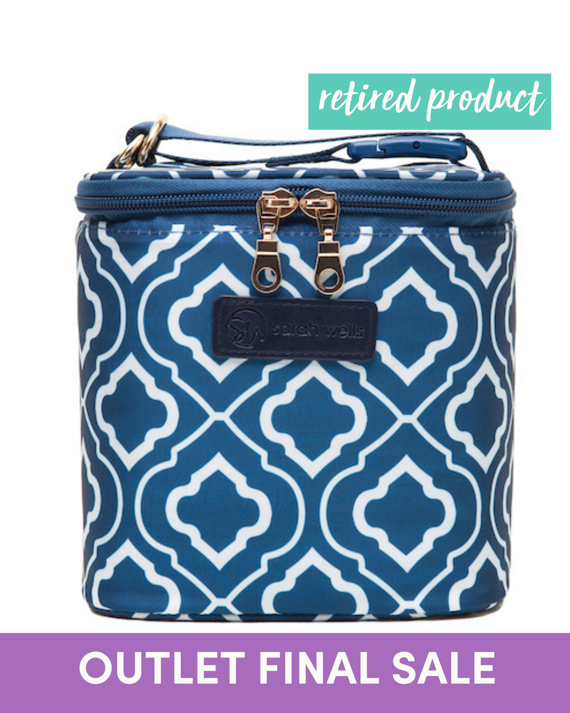 OUTLET Cold Gold Breastmilk Cooler Bag (Ice Pack Included) (Navy)