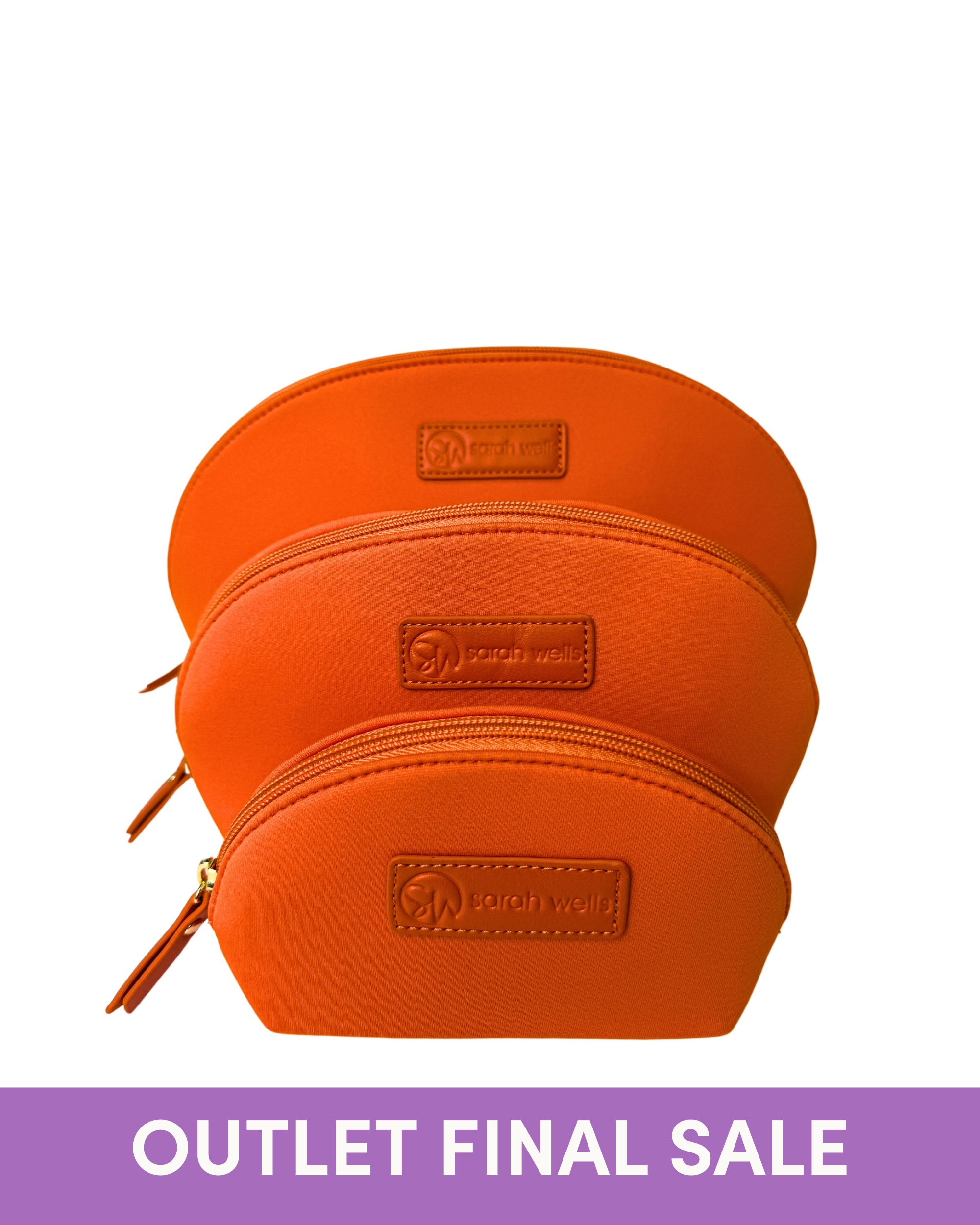 OUTLET PackSWell Breast Pump Accessory Organizer Bags (Orange)