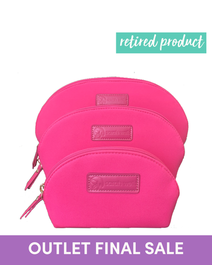 OUTLET PackSWell Breast Pump Accessory Organizer Bags (Hot Pink)