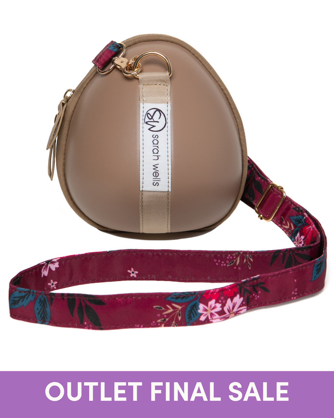 OUTLET Milkwear Case for Wearable Pumps (Latte w/Berry Bloom Straps)