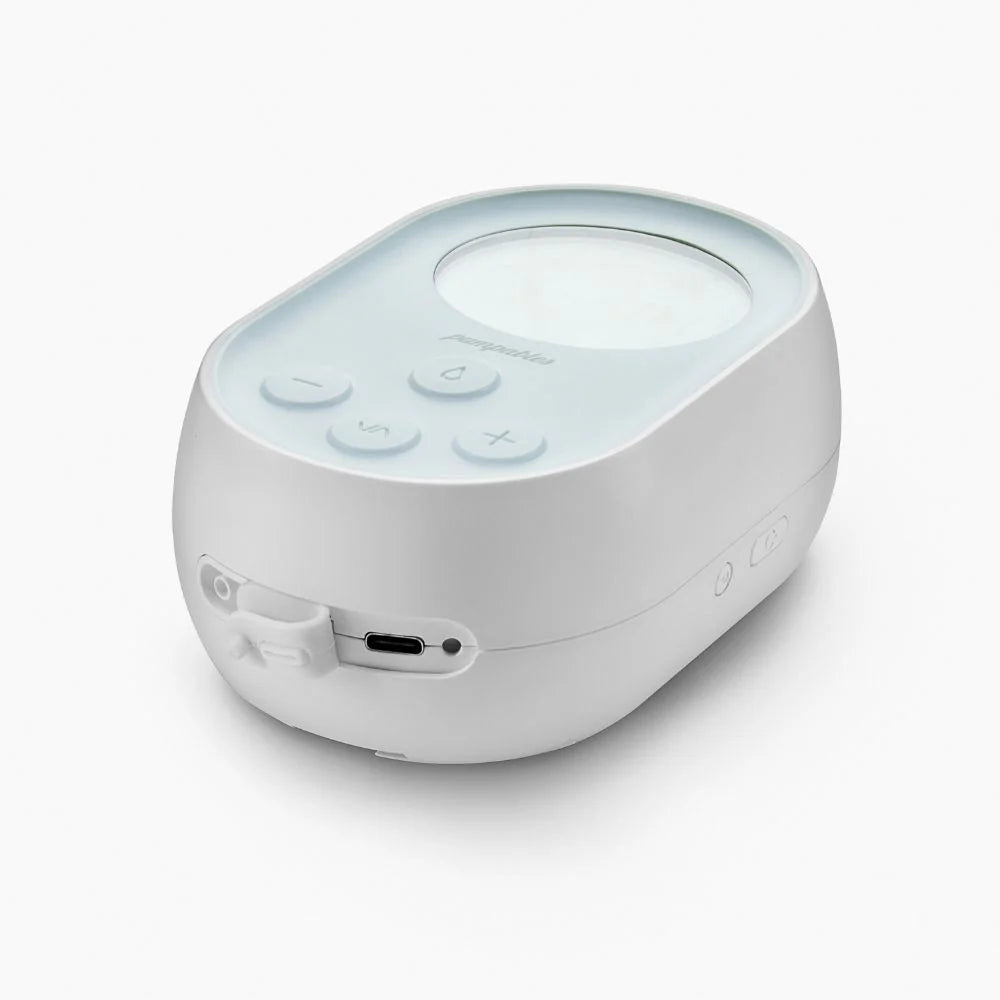 Pumpables Genie Advanced Portable Breast Pump with 17, 21, 25mm Inserts &amp; Liquid Shields (2)