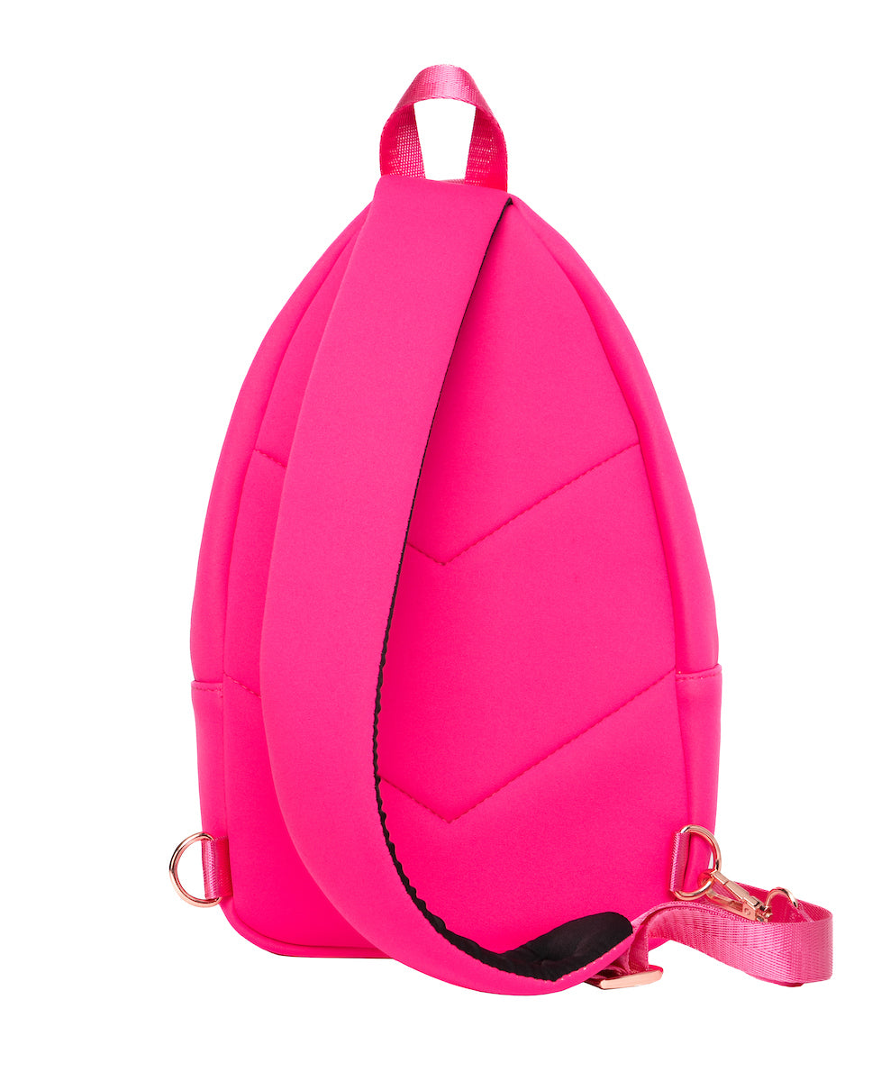 hot pink sling bag