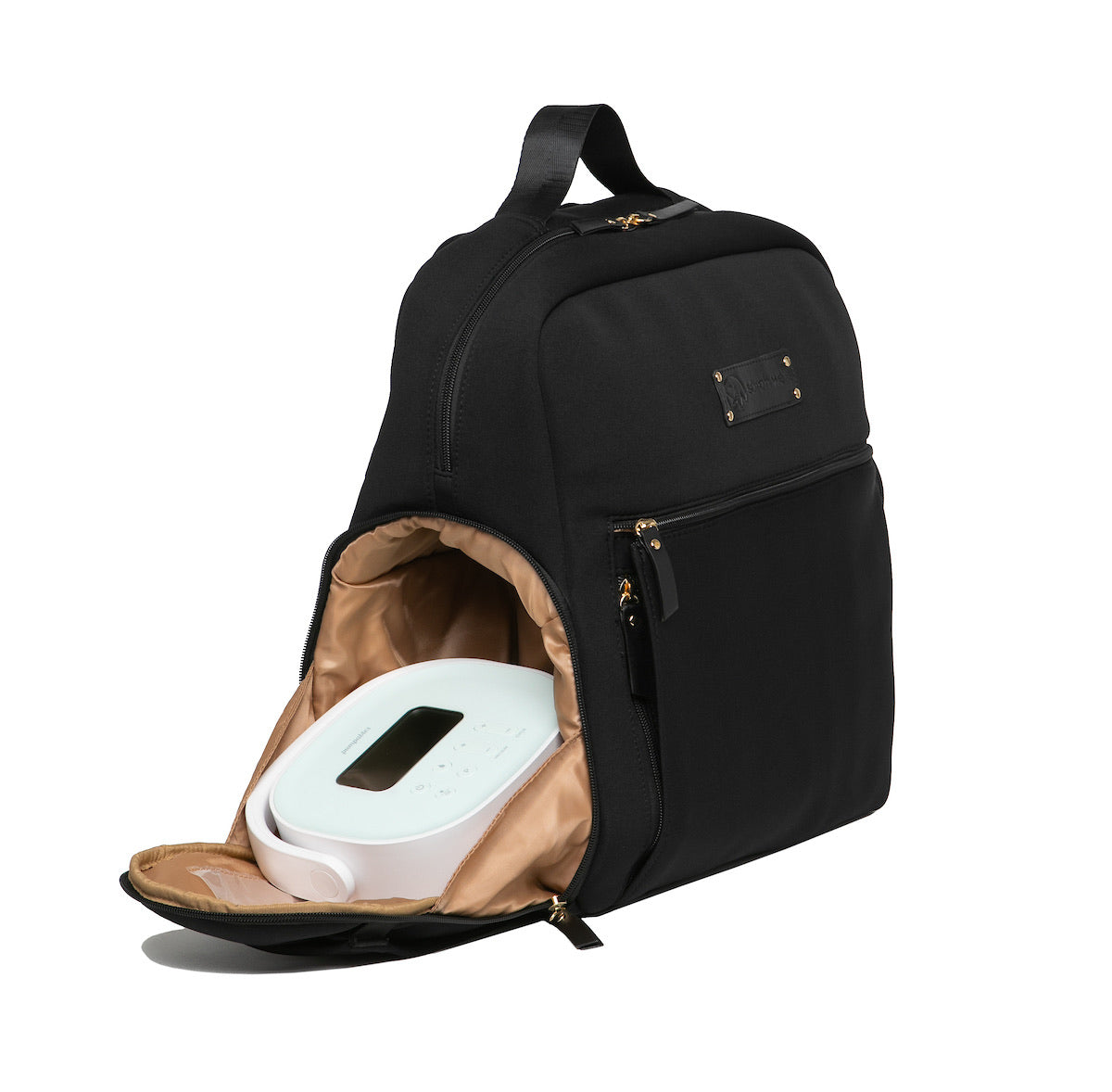 Sarah Wells Fiona Breast Pump Backpack – Neoprene, Machine Washable Bag with Insulated Storage, Laptop Sleeve &amp; Straps