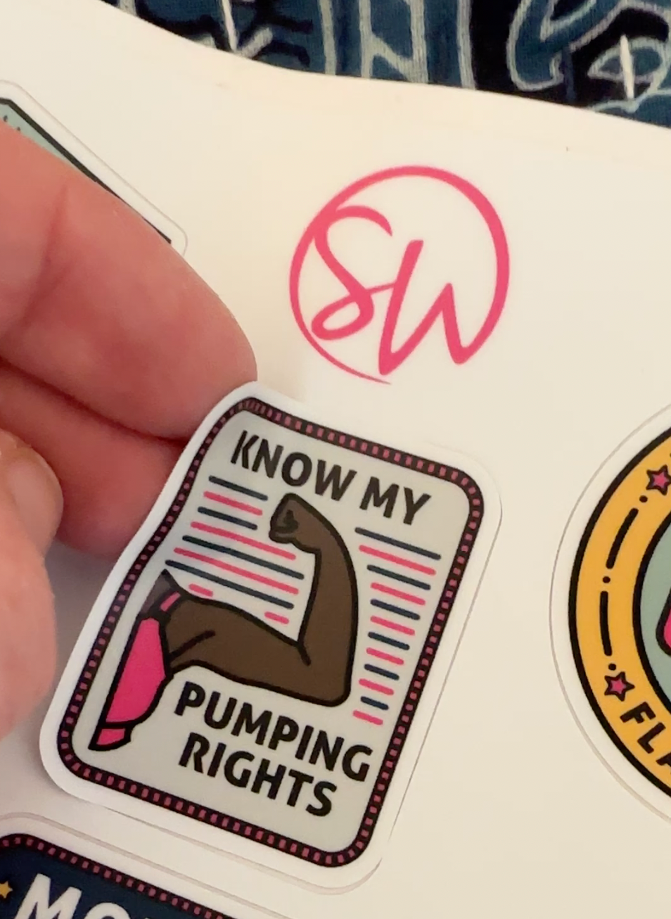 "Celebrate & Hydrate" Water Bottle & Badge Stickers