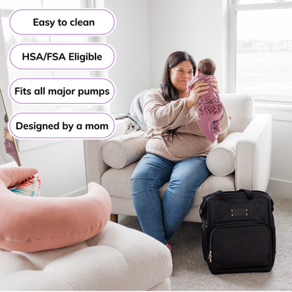 Norah Breast Pump Backpack (Black)