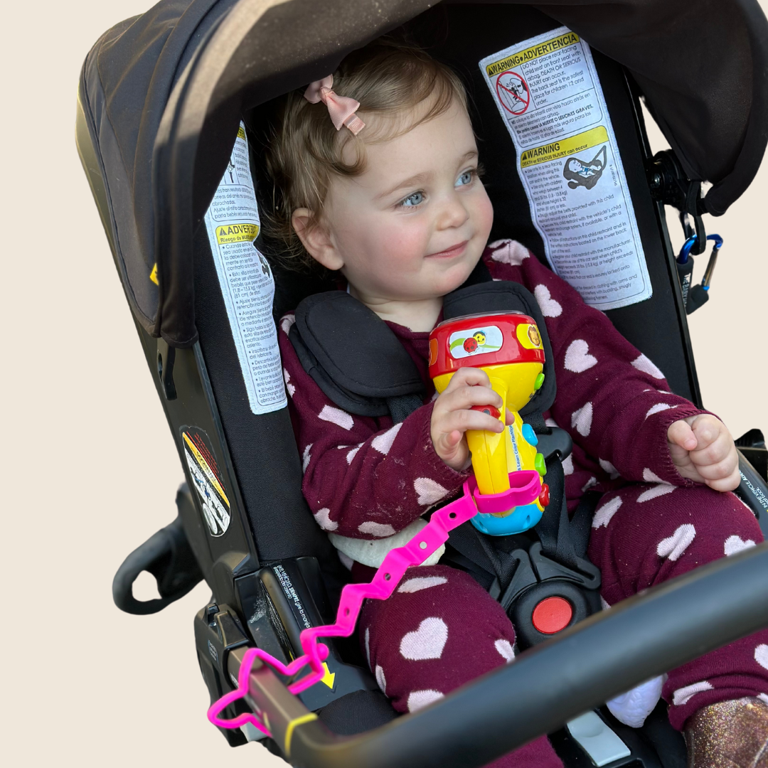 Toy Bungee Tether PINK
