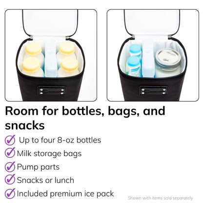 Sarah Wells Cold Gold Breastmilk Cooler – Insulated Milk Storage &amp; Ice Pack – Machine Washable for Moms