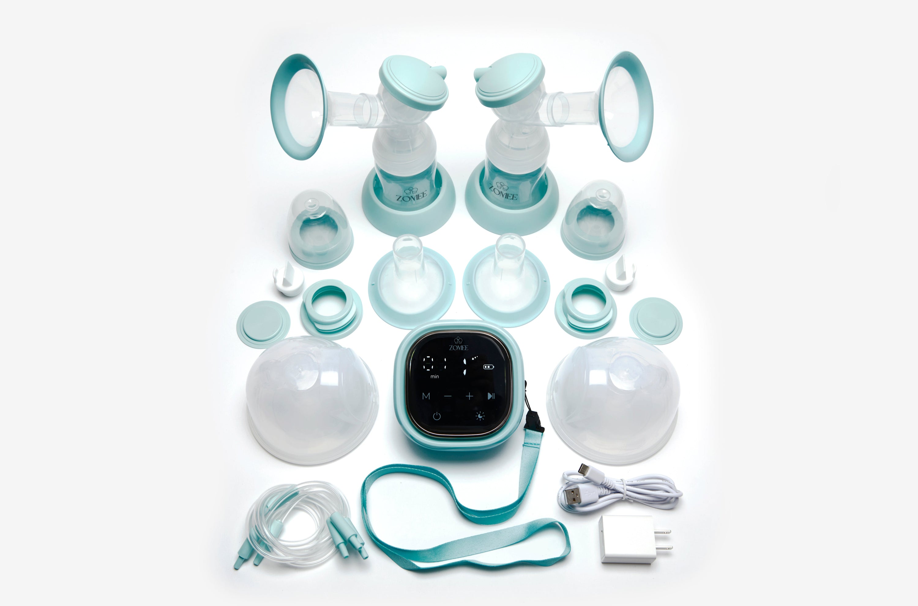 Z2 Pump &amp;  Silicone Hands Free Collection Cups Bundle