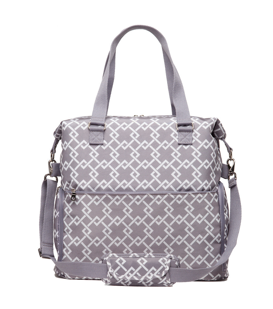 Sarah Wells Lizzy Breast Pump Tote – Lightweight, Easy-Clean Bag with Insulated Pocket, Laptop Sleeve &amp; Side Storage – Fits Pumps &amp; More