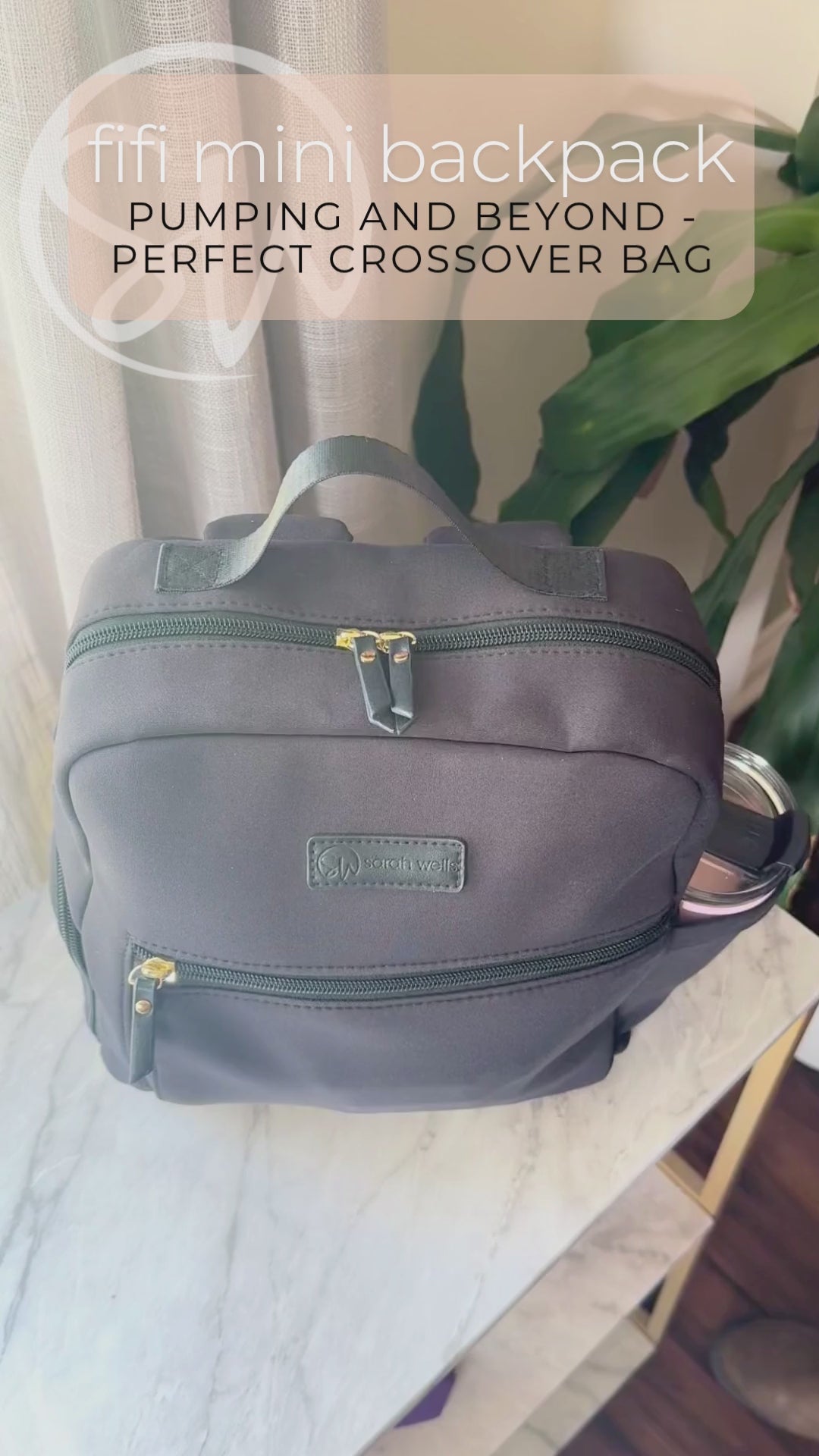 Fifi Mini Backpack (Black)