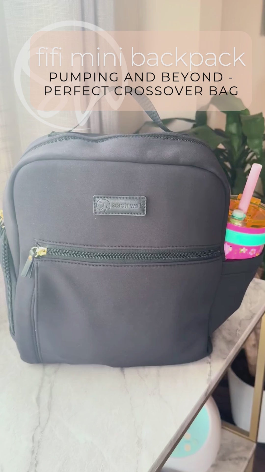 Fifi Mini Backpack (Black)