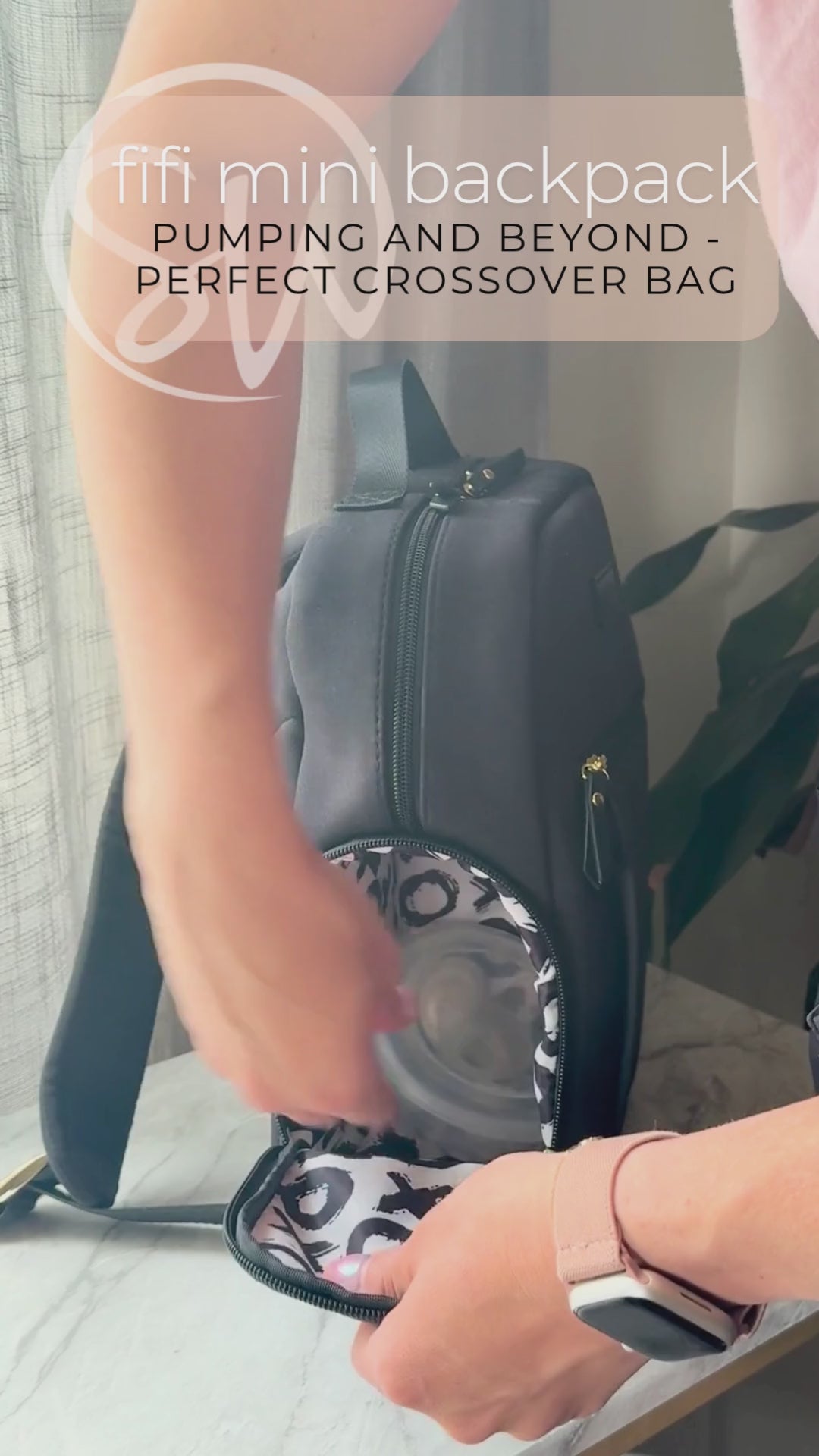 Fifi Mini Backpack (Black)