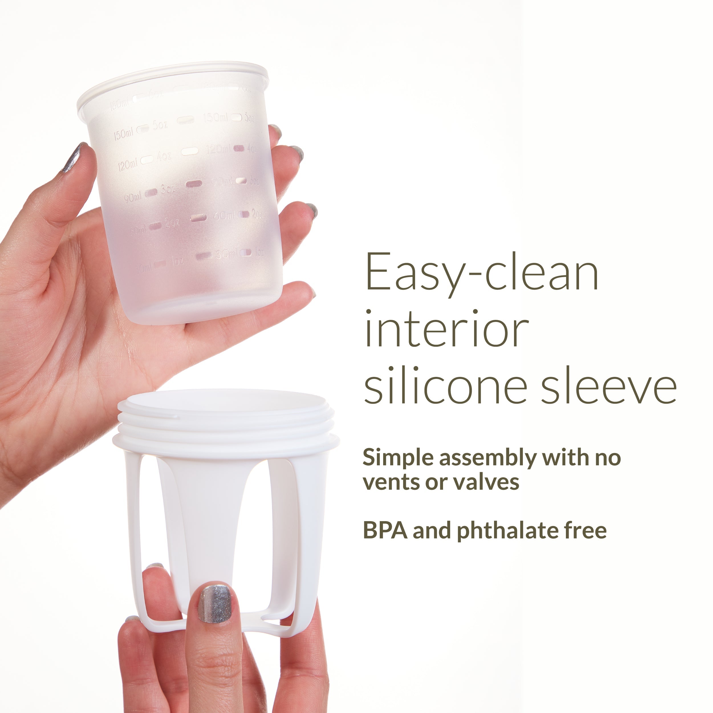 Active Latch Silicone Baby Bottle