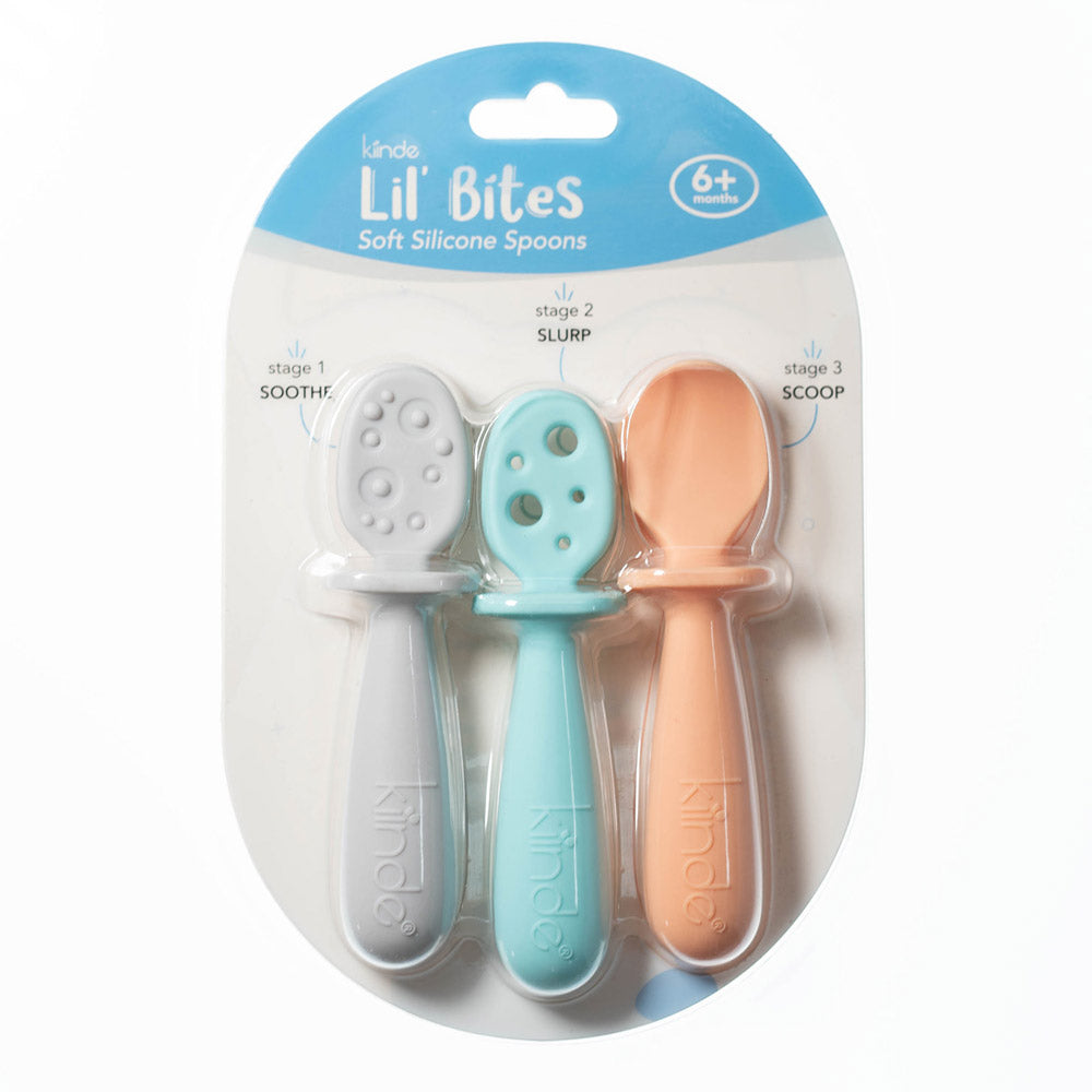 Lil’ Bites Soft Silicone Baby Spoon Set