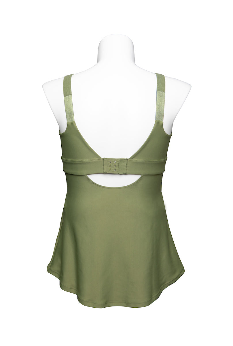 Journey Hands Free Pumping Tank (Olive)