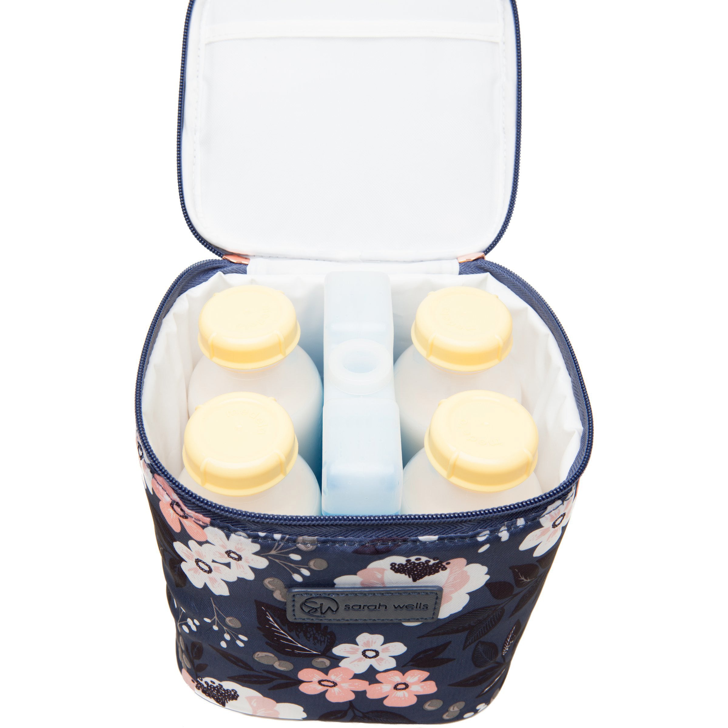 Cold Gold (Le Floral) / Breast Pump Bags &amp; Accessories from Sarah Wells