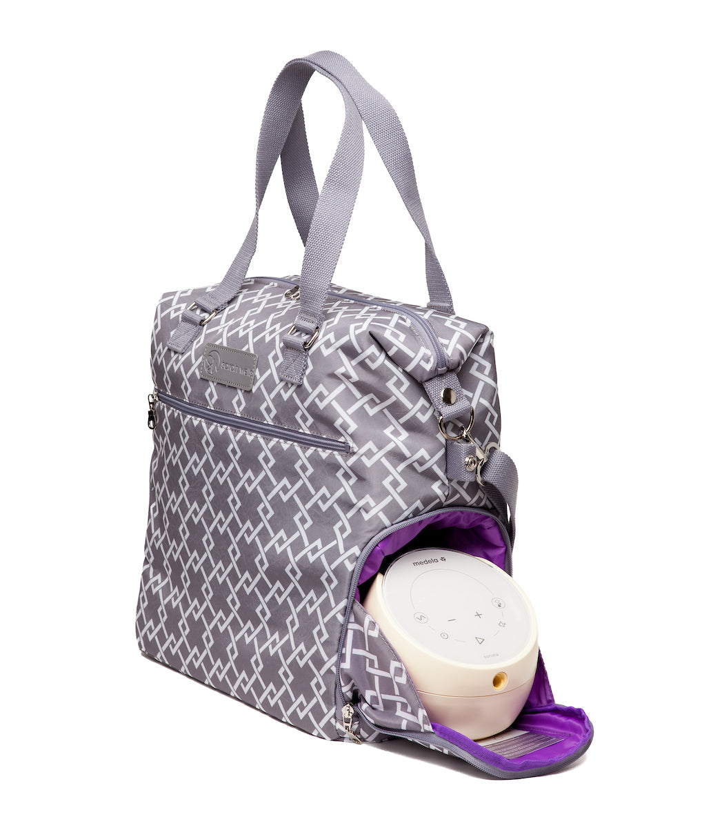 Lizzy (Gray) / Breast Pump Bags &amp; Accessories from Sarah Wells